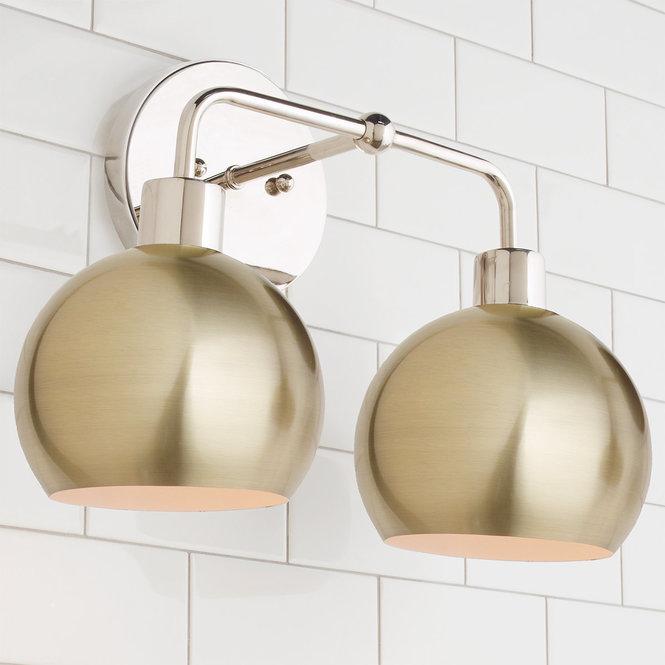 Traditional brass fixtures