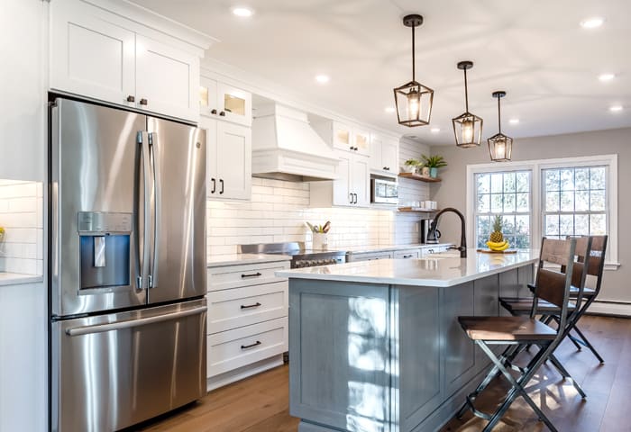 Chester Springs open concept kitchen