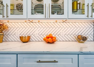 Stacked stone accent