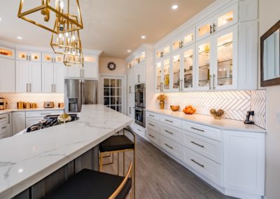 Herringbone backsplash 1