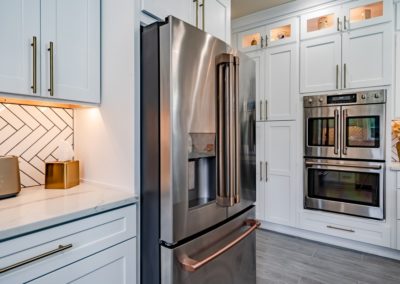 Herringbone backsplash 2