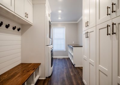 Custom built-ins shiplap