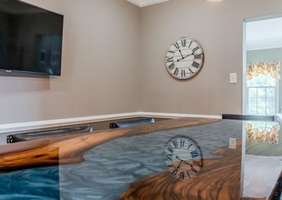 Steel legs with wiring