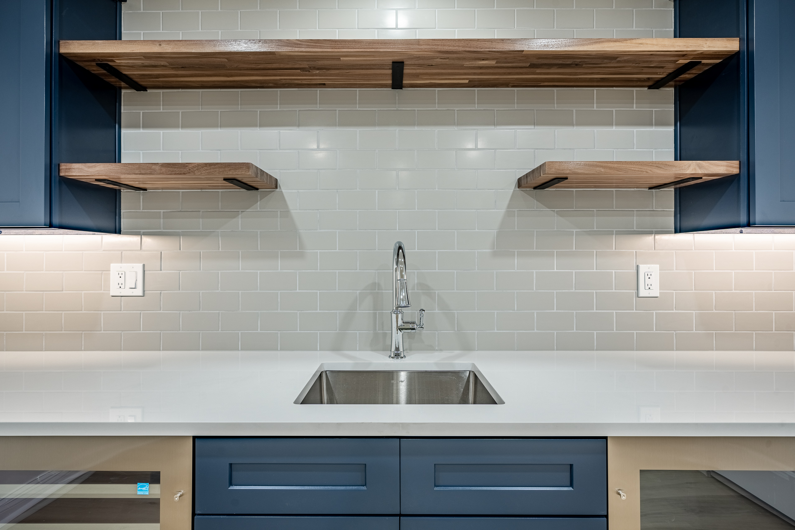 Newtown Square basement contractor - stairway detail