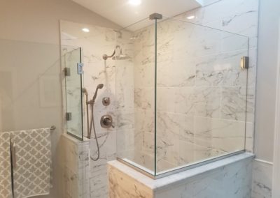 Downingtown, PA - Master Bath Remodel, Including Custom Tile, Cabinetry and Free Standing Tub