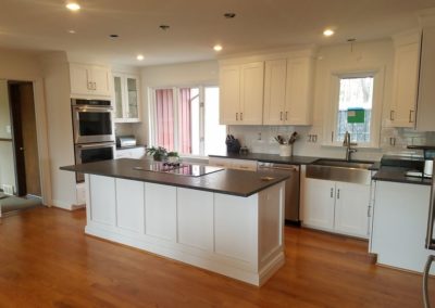 Downingtown, PA - Kitchen Remodel with Custom Cabinets and 5-Inch Oak Hardwood Flooring